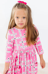 Love Letters Pocket Twirl Dress
