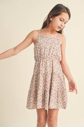 TWEEN KIDS GIRLS STRAPPY TIERED DRESS (7-12)