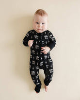 Bamboo Baby Boys' Zip Romper | Little Bro