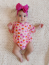 Bamboo T-Shirt Bubble, Pumpkin Checkerboard Pink