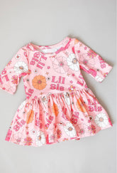 Lil Sis Floral Twirl Bodysuit