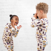 90's Retro Long Sleeve PJ's Bamboo