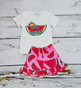Hello Summer Watermelon 2PC S/S -Girl