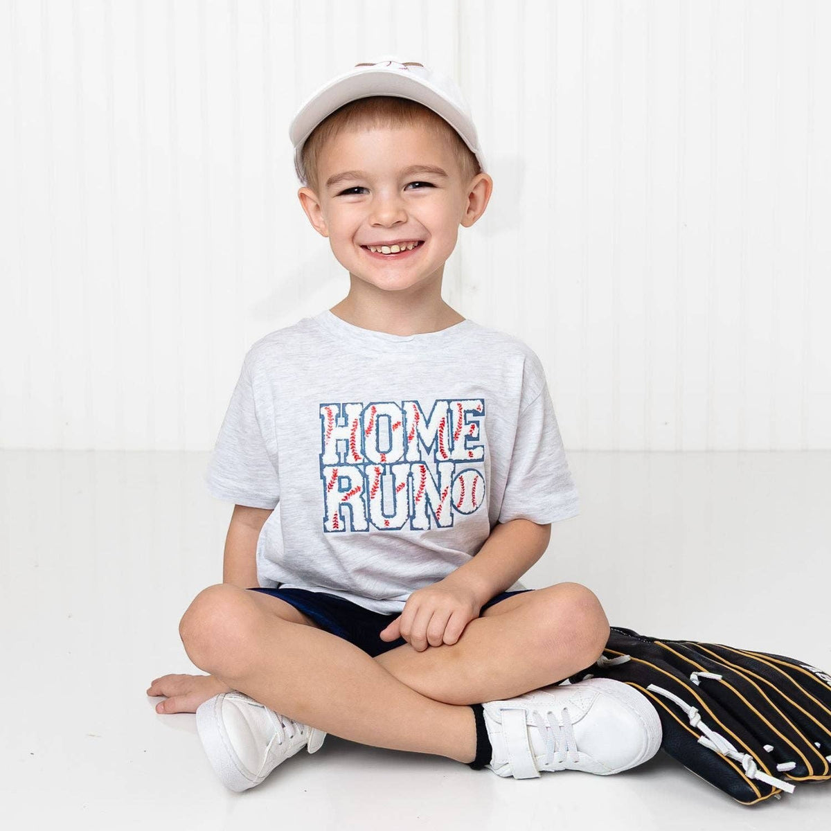 Home Run Patch Short Sleeve T-Shirt - Kids Clothing - Spring