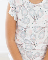 Game, Set, Match Ruffle Top Girl