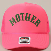 MOTHER Lettering Logo Foam Mesh Back Trucker Hat
