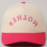 MOTHER Upside Down Lettering Embroidery Cap