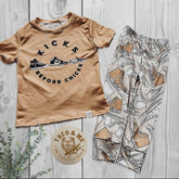 Boy 2PC Loungewear Set Kicks before Chicks