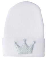 Fuzzy Misty Blue Crown Boys Hospital Hat