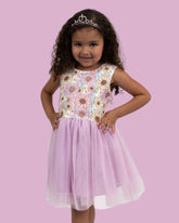 Summer Floral-Tulle Dress