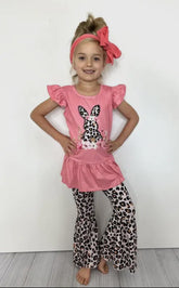 Bunny Leo 2PC Girl Bell Set-Easter