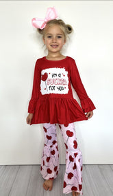 Valentine’s Day Sucker Bell Set-Girl 2PC