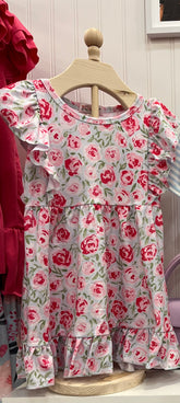 Rosette Girls Dress