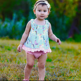 Unicorn & Rainbow Swing Tank Top- Girl