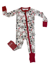 Snowman Snuggles Convertible Zip Romper