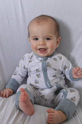 Sailboats Bamboo Romper