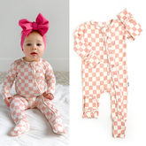Saylor RUFFLE ZIP Bamboo Baby Pajama Sleepies Little