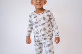 Organic Cotton Baby Toddler Winter Holiday Snowman Pajamas
