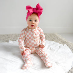 Saylor RUFFLE ZIP Bamboo Baby Pajama Sleepies Little