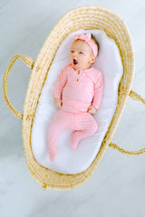 Bamboo Top & Bottom Baby Outfit - Pink