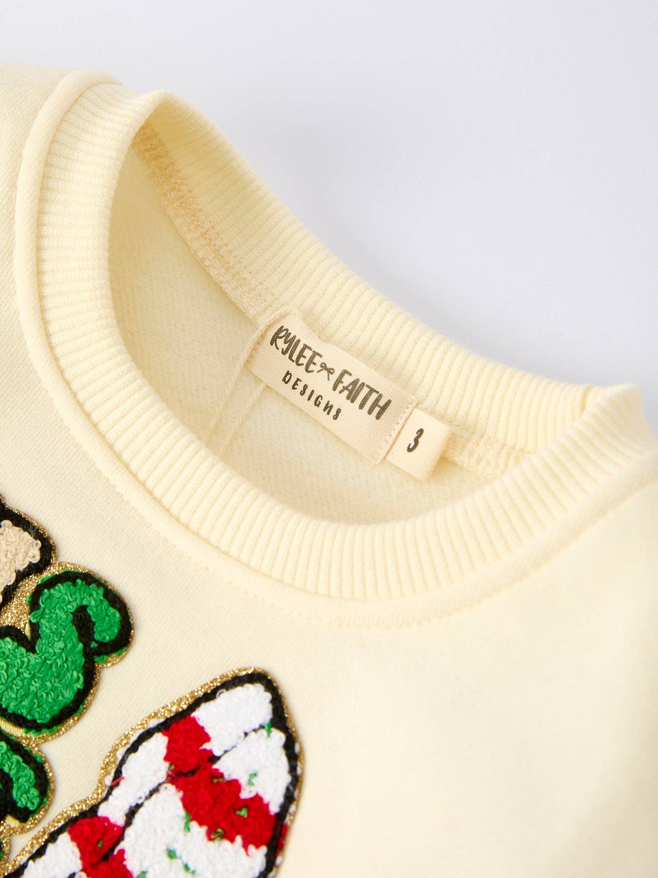 Girls Christmas Bell Bottom Outfit – “’Tis the Season” Top & Red Pants