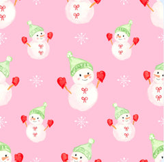 Snowmen Two Piece Pajama Set Bamboo