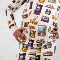 90's Retro Long Sleeve PJ's Bamboo
