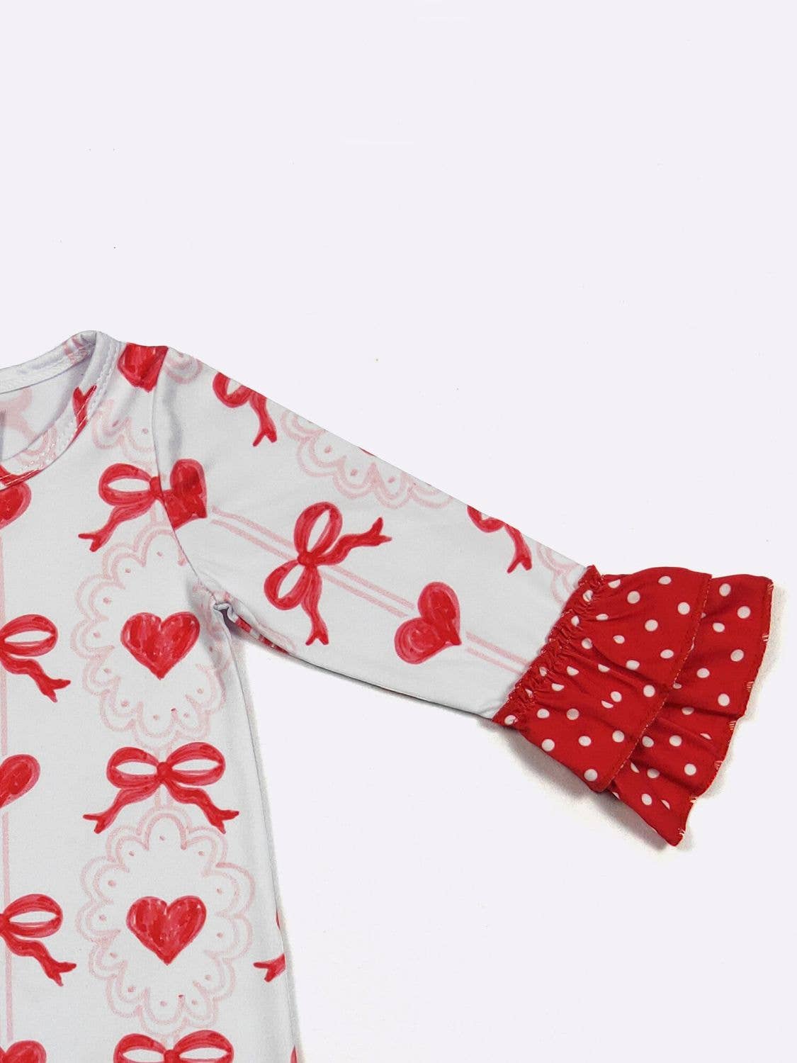 Sweetheart Ribbons Baby Romper