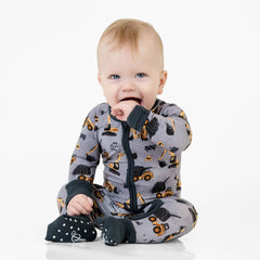 Snooze Crew Romper, construction  bamboo baby romper.