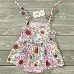 Summer Floral -Girl Infant Romper