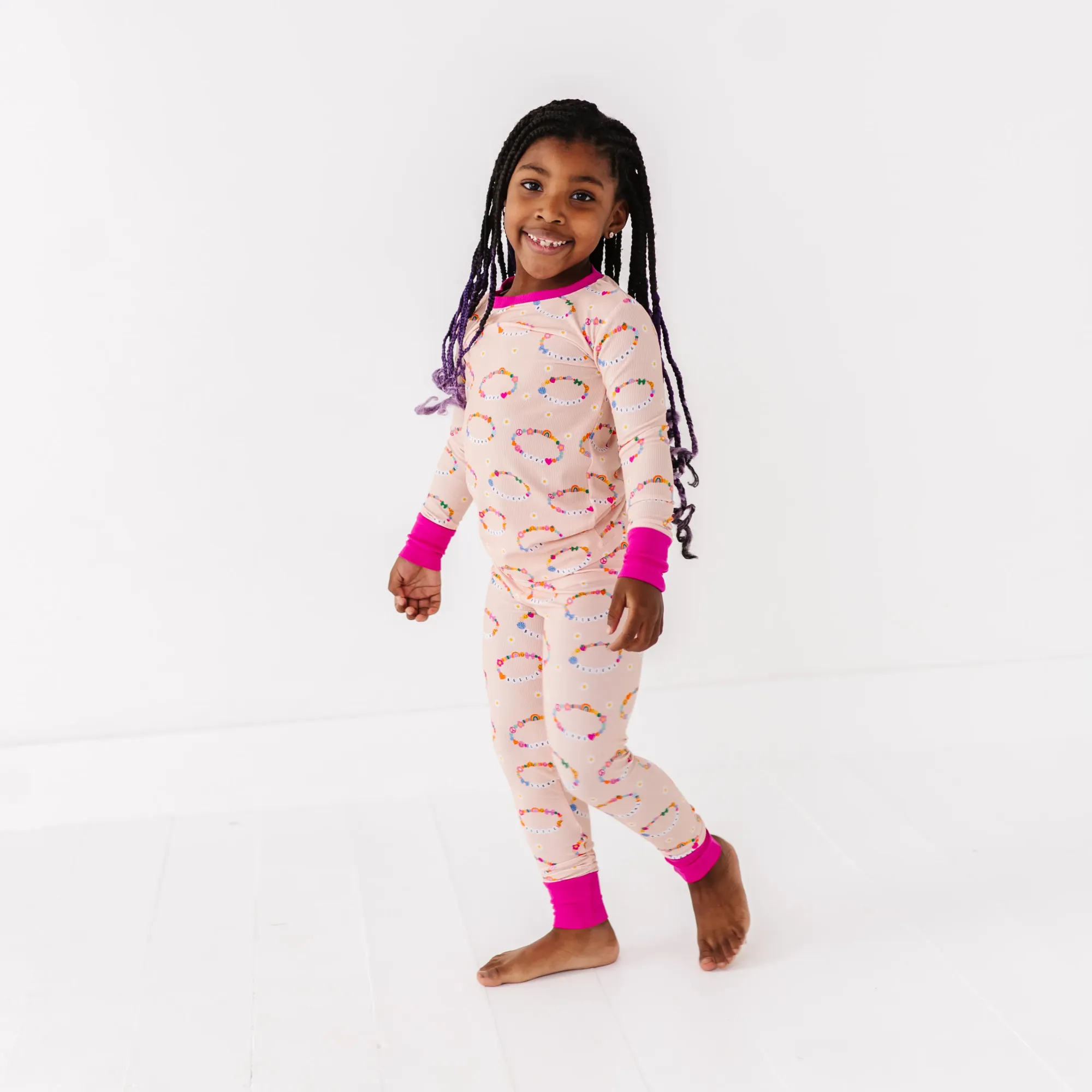 In My Bestie Era Bamboo Ribbed Toddler/Big Kid Pajamas