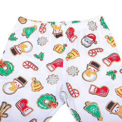 Holly Jolly Cookies Red Long Pajamas