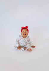 Organic Cotton Baby Toddler Christmas Holiday Santa Pajamas