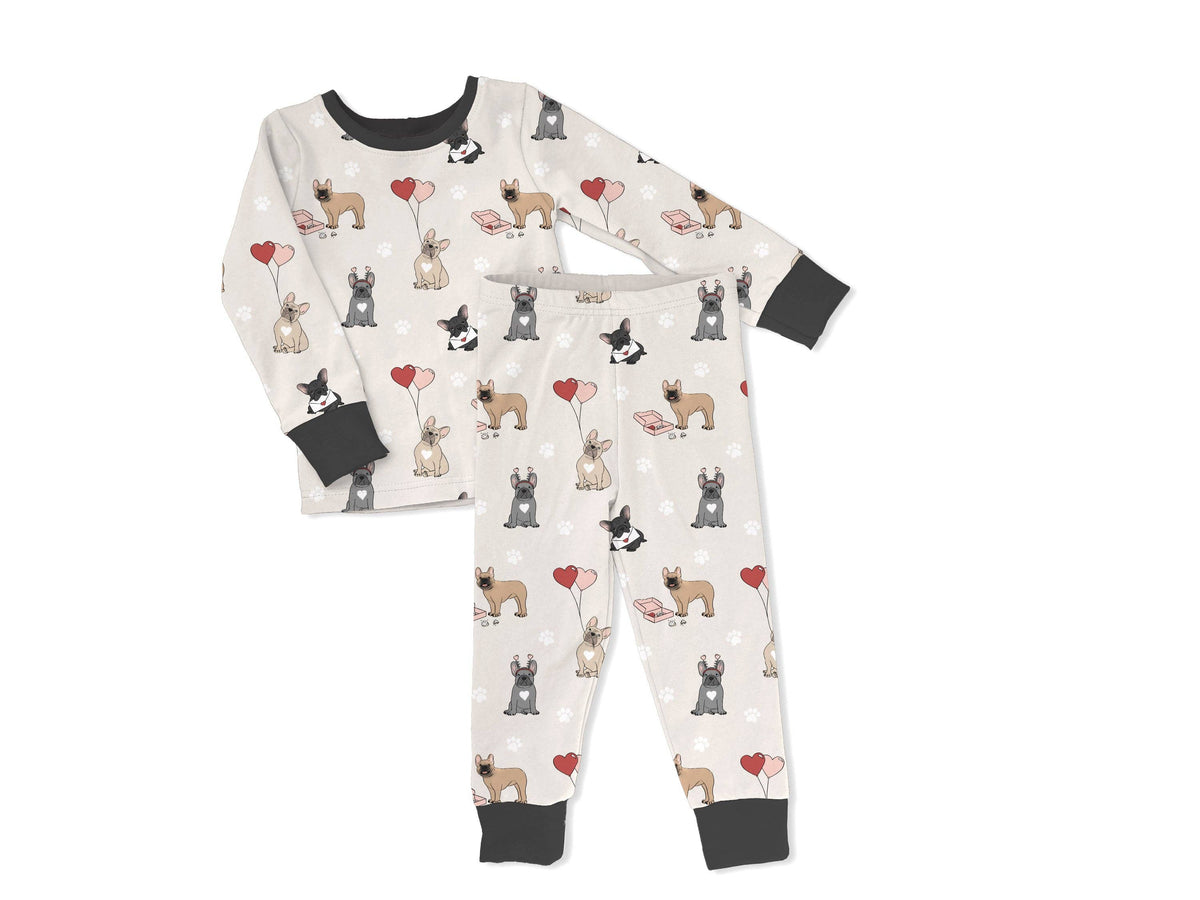 Boy Puppy Love 2-Piece Bamboo Pajamas