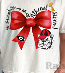 GA Game Day Bow Tee Toddler