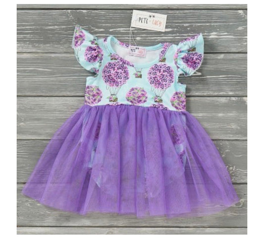Amelia Girl Infant Romper with Tulle