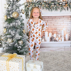 Fritz Gingerbread TWO PIECE Matching Christmas Pajamas