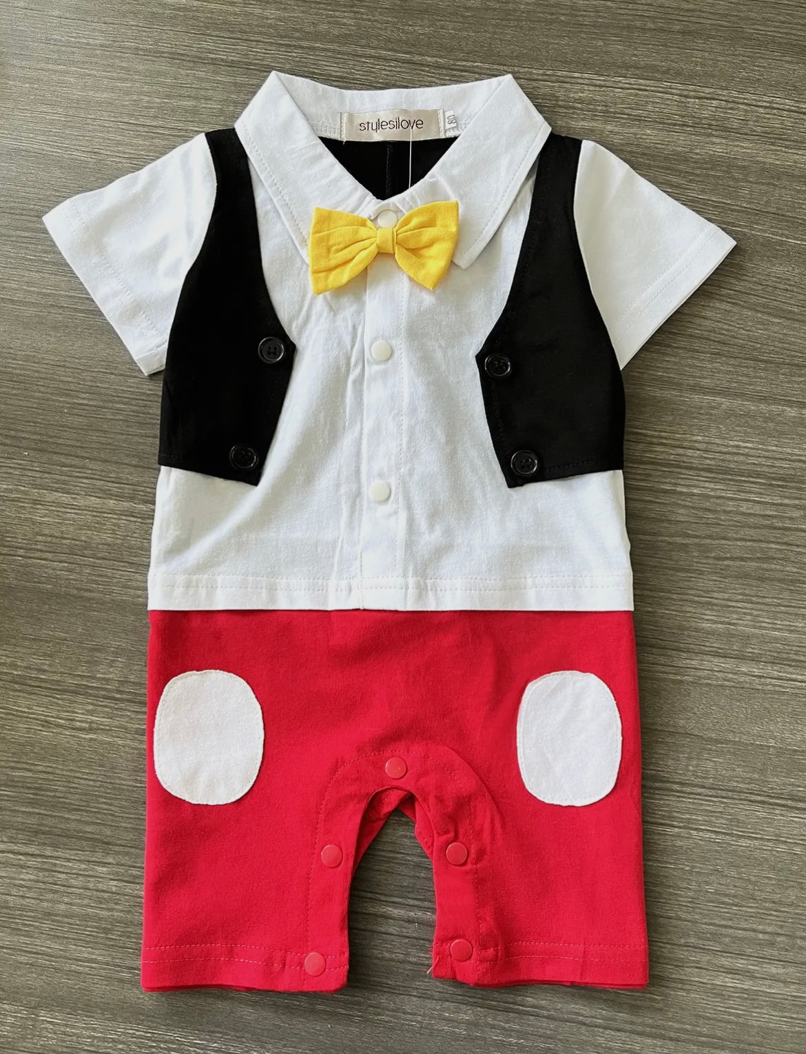 Bowtie Cartoon Cotton Baby