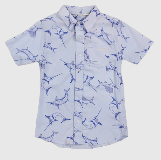 Tommy Bahama Button Down Rayon Shirt-Boy