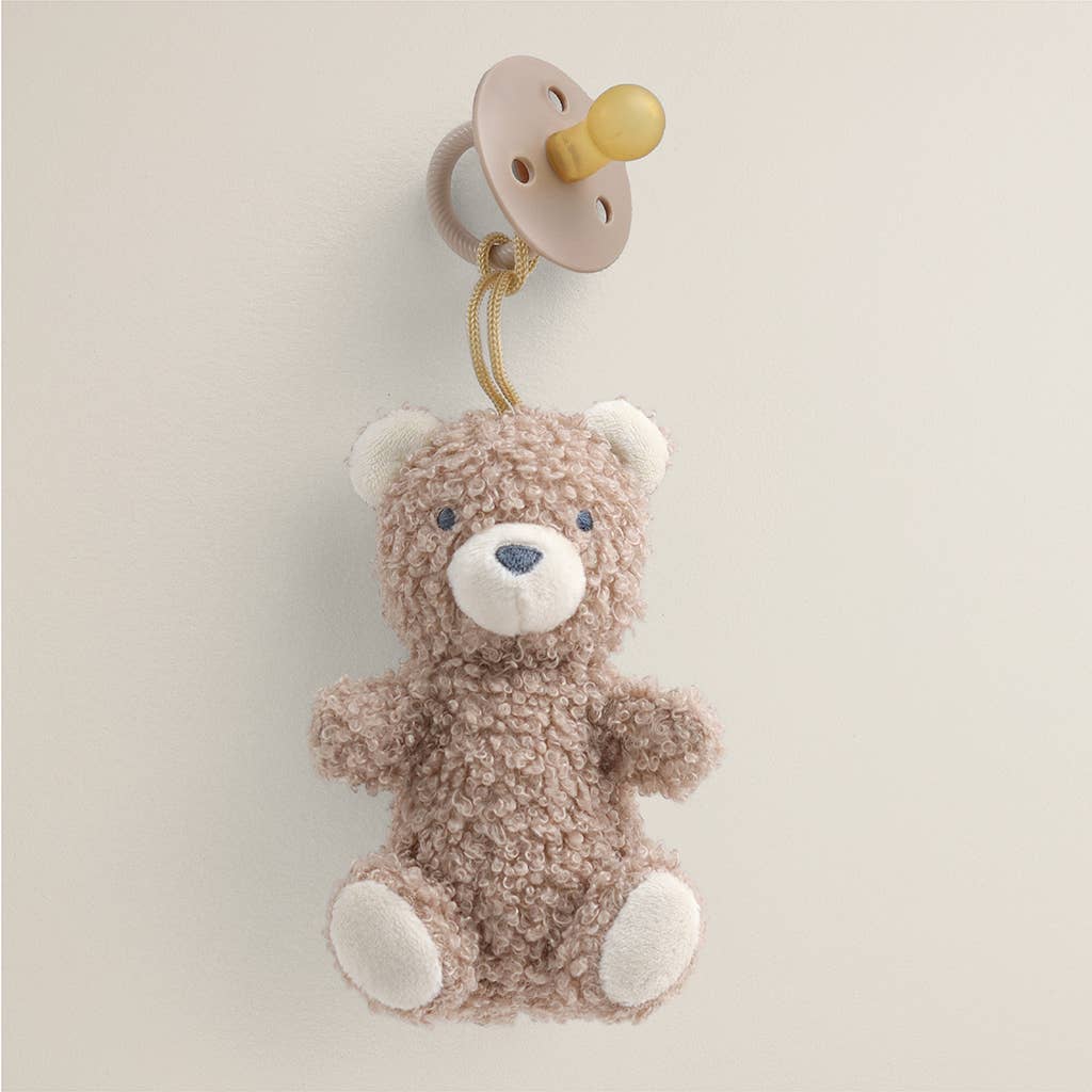 Bitzy Pal Natural Rubber Pacifier & Stuffed Animal