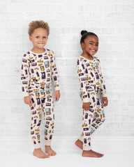 90's Retro Long Sleeve PJ's Bamboo