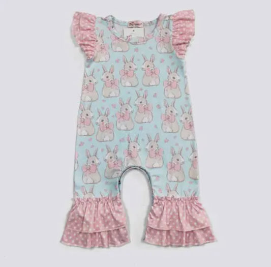 Fluffy Tail Baby Romper