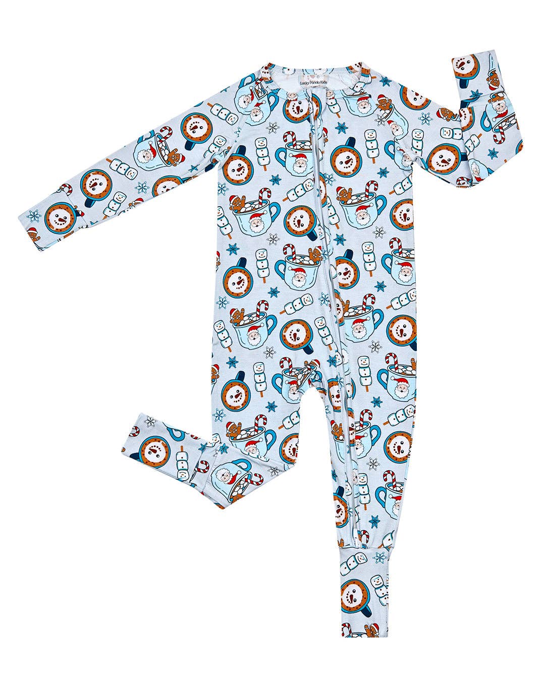 Christmas & Holidays Bamboo Zip Romper | Merry Munchkins