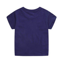 Toddler/Kid Boy's Dino In The Moonlight Glow Design T-shirt