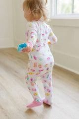 Popsicle Bamboo Zipper Onesie