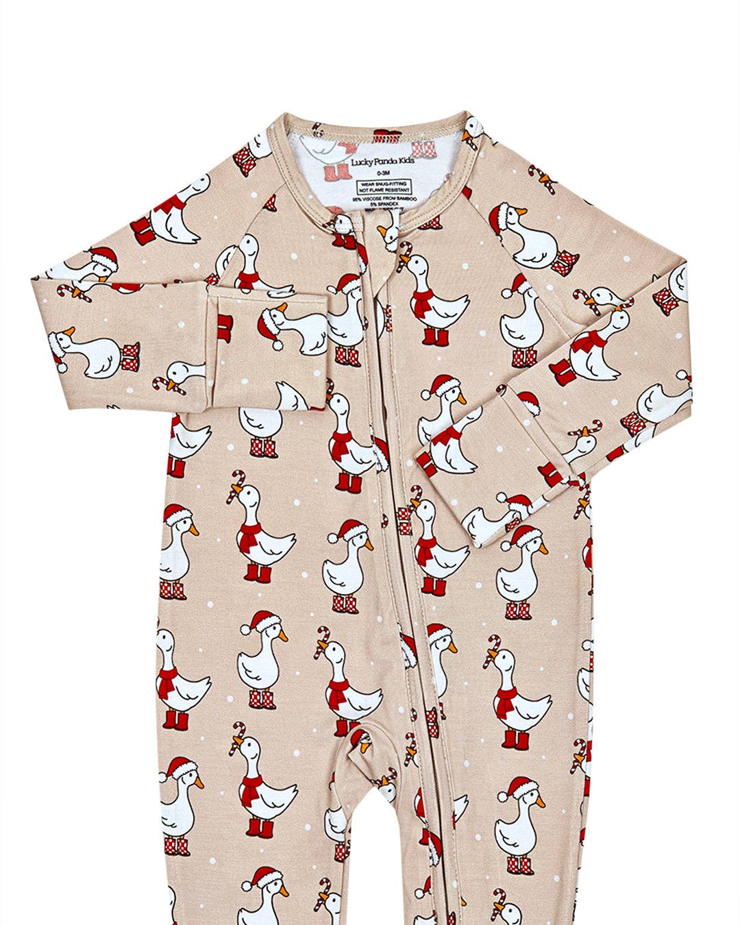 Bamboo Zip Romper | Merry Goose