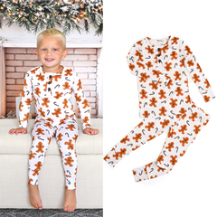 Fritz Gingerbread TWO PIECE Matching Christmas Pajamas