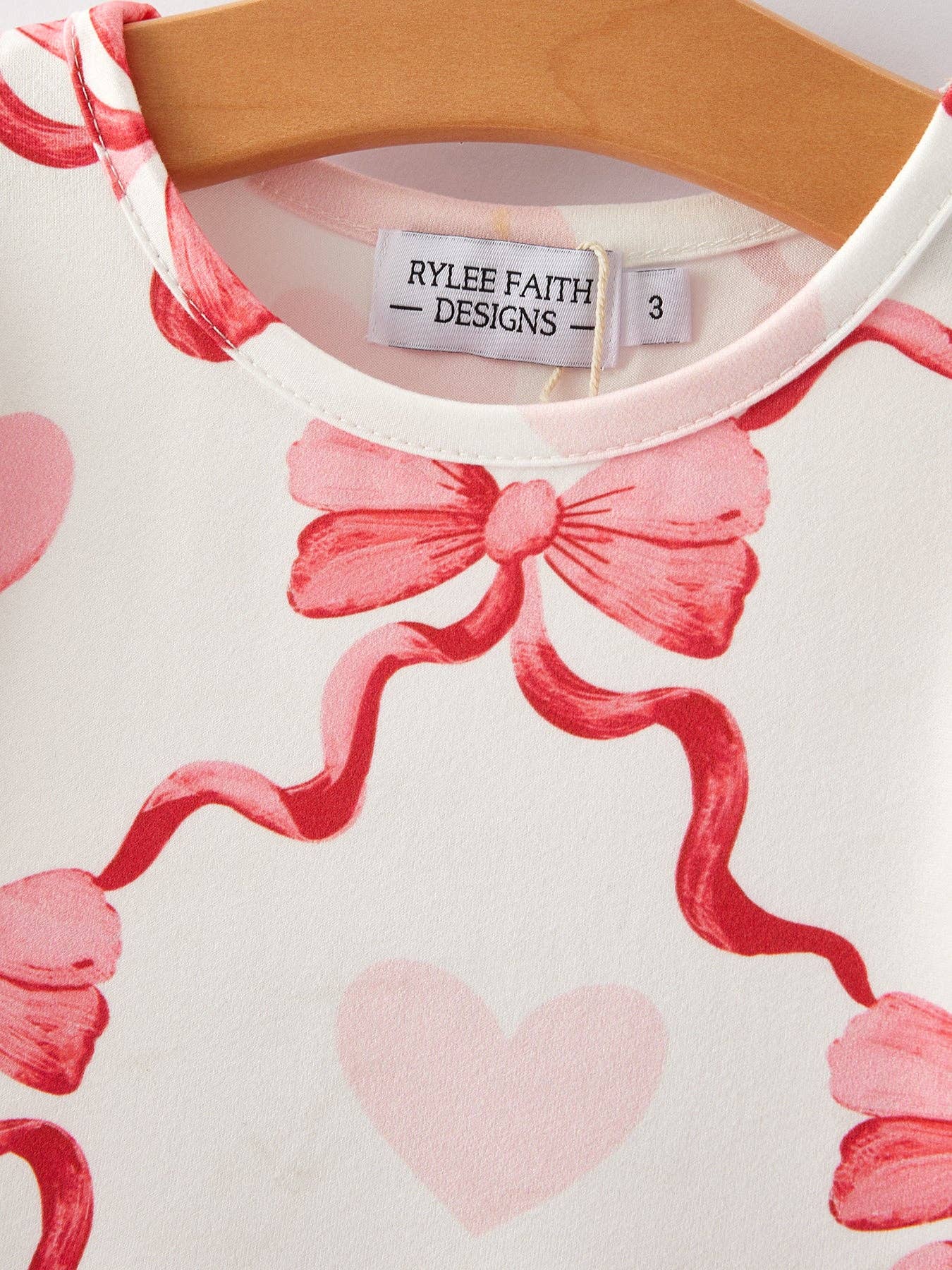 Valentine's Day Milk Silk Girls Dress