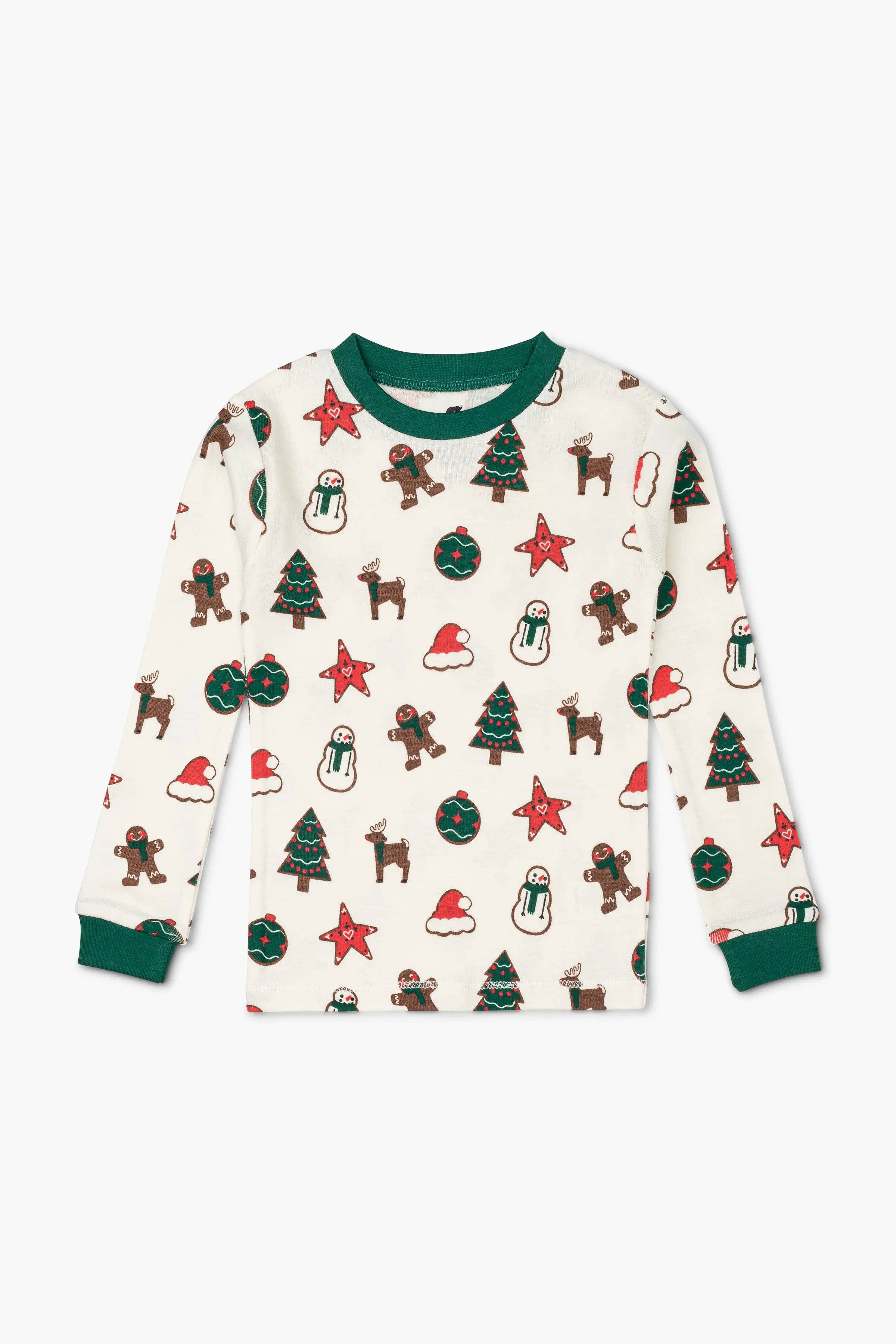 Matching Family Two-Piece Pajama Set_Christmas Cookies -100% Organic Cotton