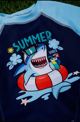 Summer Shark Boy 2PC Swim